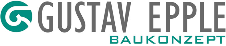 „Gustav Epple Baukonzept GmbH“-Logo, zur Startseite