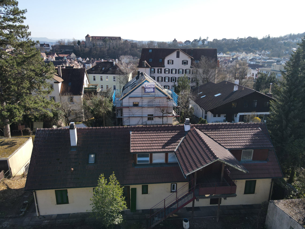 Tübingen Schnarrenberg Bauprojekte von oben