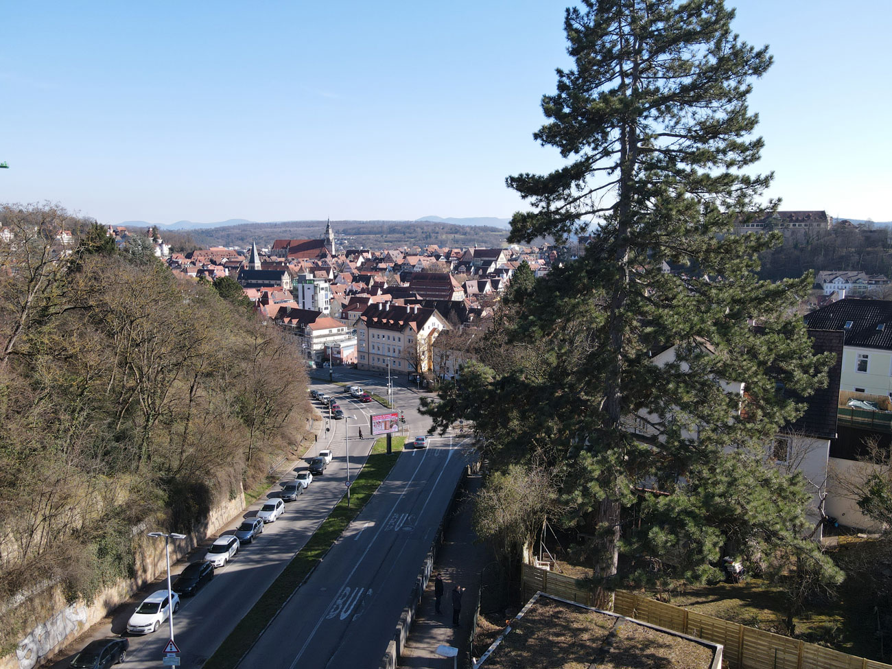 Tübingen Schnarrenberg Bauprojekte von oben
